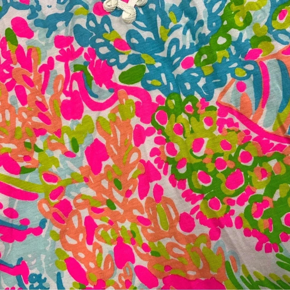 Lilly Pulitzer Skipper Popover Octopus Cove Dress. Size XS.Multicolor. - Picture 3 of 6